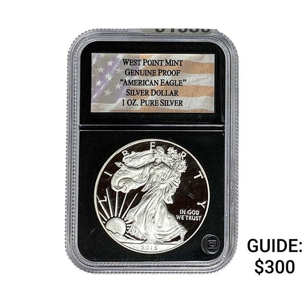 2015-W Proof Silver Eagle PCS GENUINE