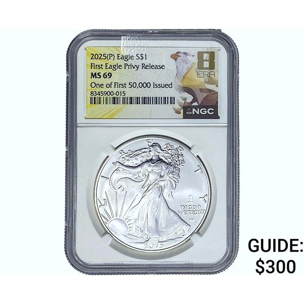 2025-P Silver Eagle ERA MS69