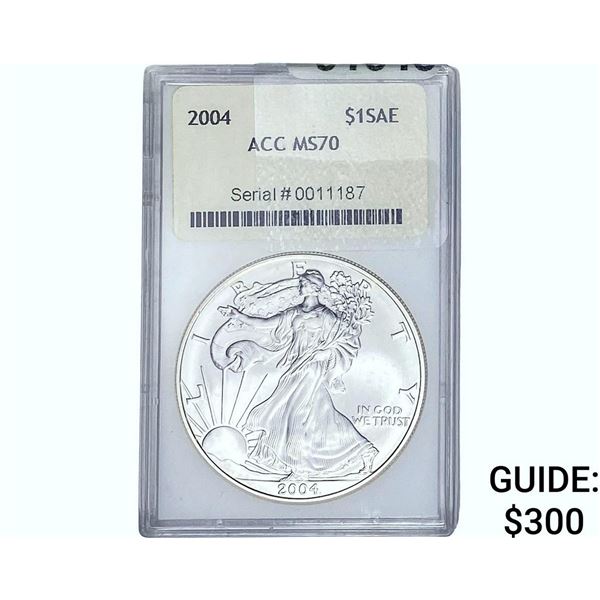 2004 Silver Eagle ACC MS70