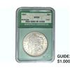 Image 1 : 1921 Morgan Silver Dollar NTC MS66