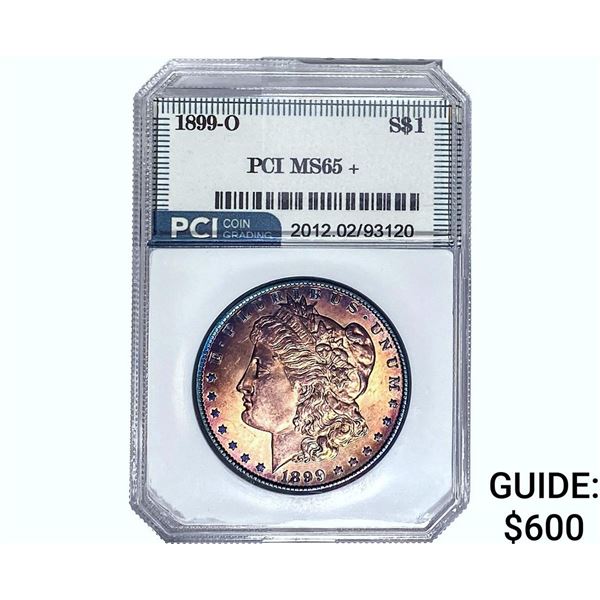 1899-O Morgan Silver Dollar PCI MS65+