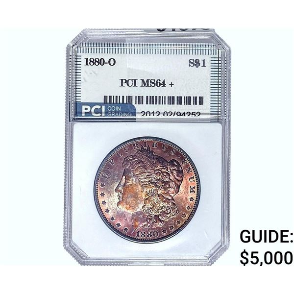 1880-O Morgan Silver Dollar PCI MS64+