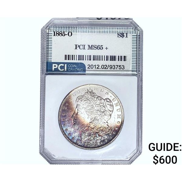 1885-O Morgan Silver Dollar PCI MS65+