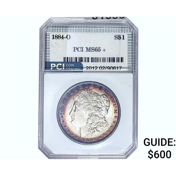 1884-O Morgan Silver Dollar PCI MS65+
