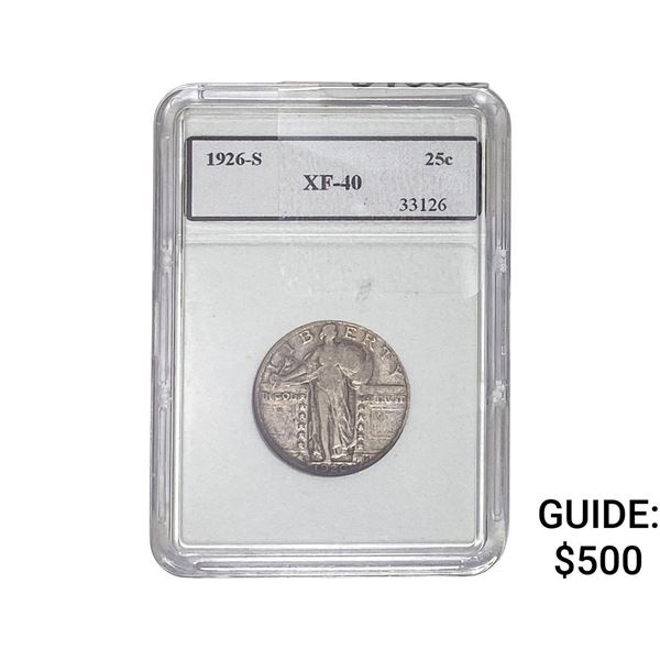 1926-S Standing Liberty Quarter MCG XF40