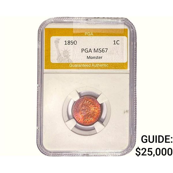 1890 Indian Head Cent PGA MS67