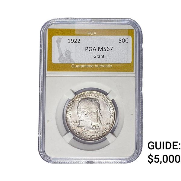 1922 Grant Half Dollar PGA MS67