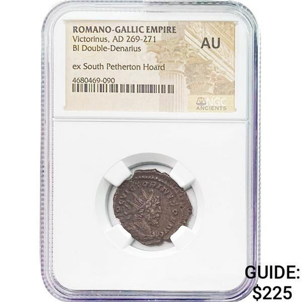 Romano-Gallic Victorinus 269-271 BI Dbl Denarius