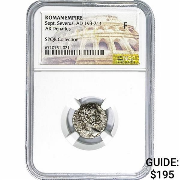 Roman Sept. Severus, AD 193-211 Silver Denarius