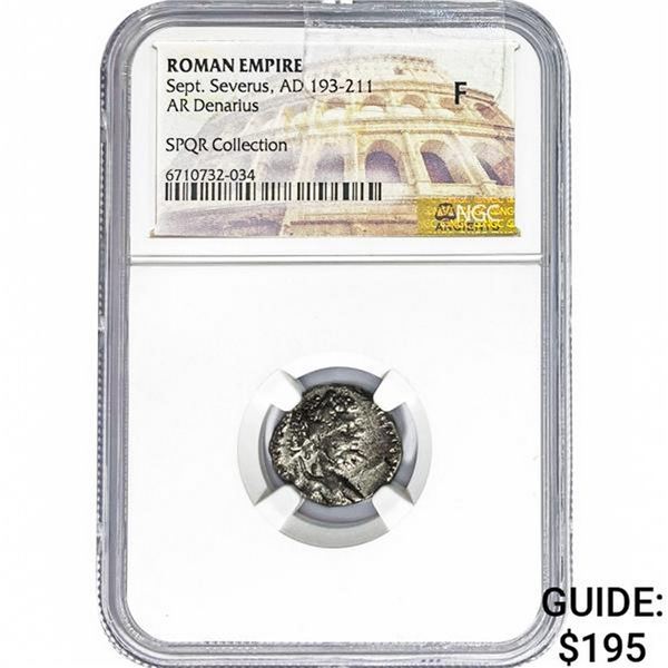 Roman Sept. Severus, AD 193-211 Silver Denarius