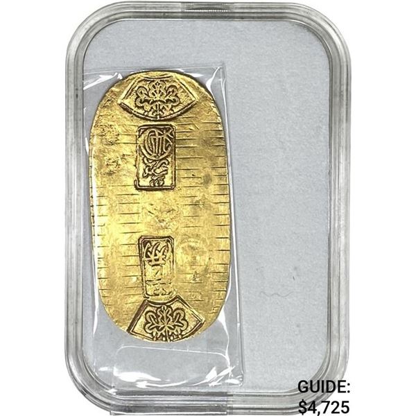 1837-1858 Japan Tempo Gold Koban .36 OZ