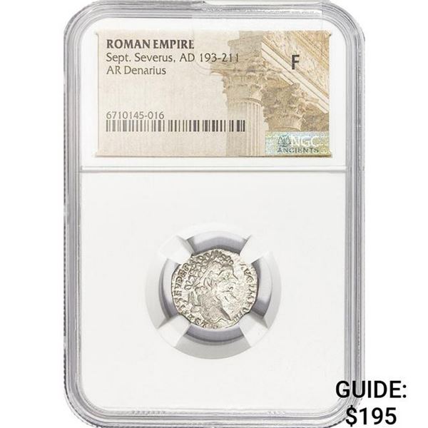 Roman Sept. Severus, AD 193-211 Silver Denarius