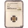 Image 1 : [1250-1348] Italy Silver Denaro- Ancona NGC MS63