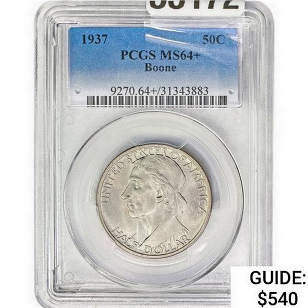 1937 Boone Half Dollar PCGS MS64+