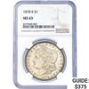 Image 1 : 1878-S Morgan Silver Dollar NGC MS63