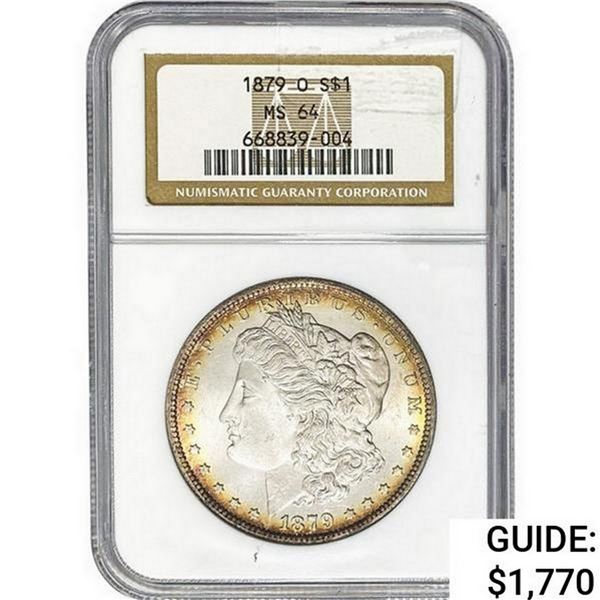 1879-O Morgan Silver Dollar NGC MS64