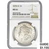 Image 1 : 1878-CC Morgan Silver Dollar NGC MS61