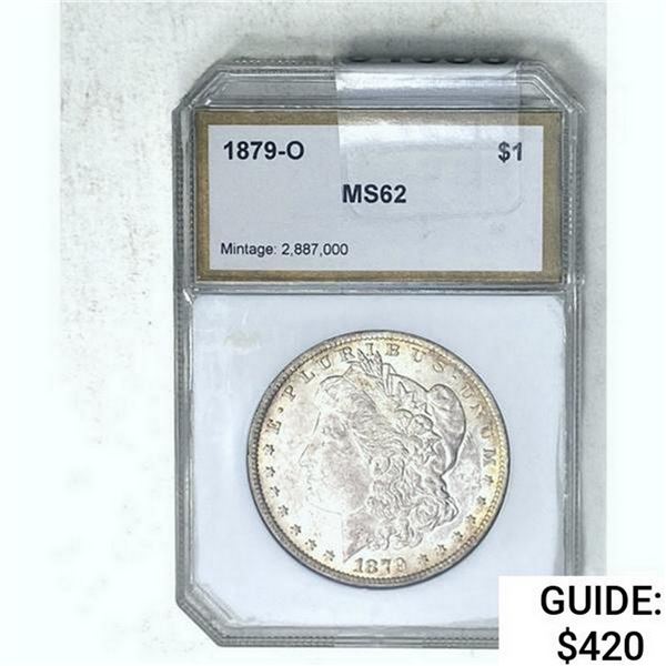 1879-O Morgan Silver Dollar PCI MS62