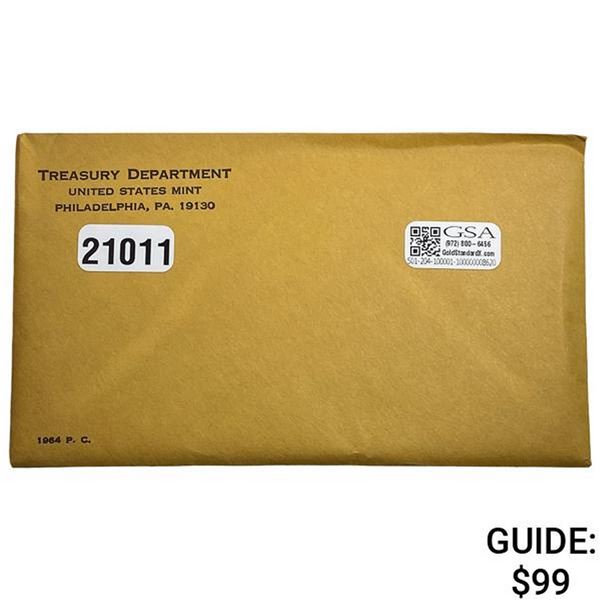 1964 U.S. Proof Set Sealed Envelope