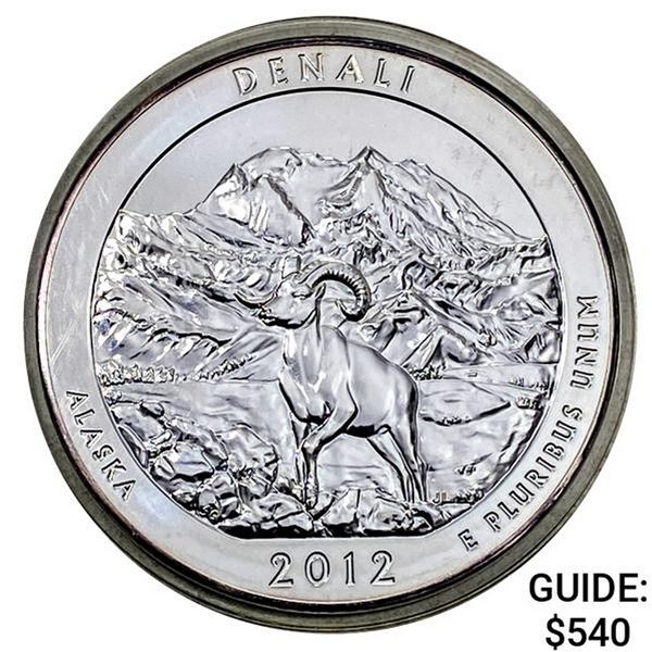 2012 Silver 5 oz 25C Denali