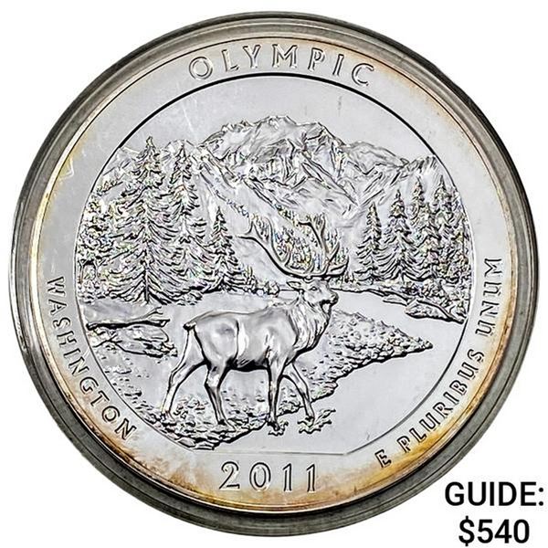 2011 Silver 5oz 25c Olympic