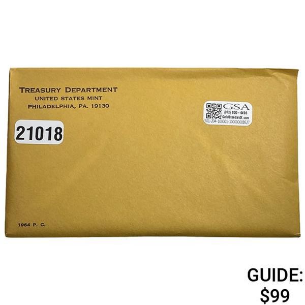 1964 U.S. Proof Set Sealed Envelope