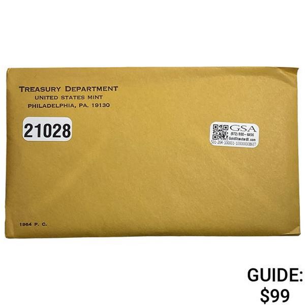 1964 U.S. Proof Set in Sealed Envelope