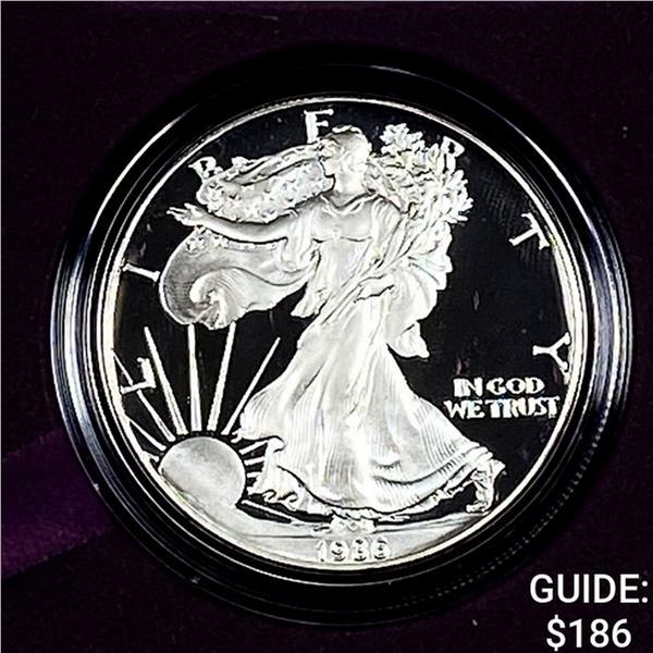 1986-S Silver Eagle Proof