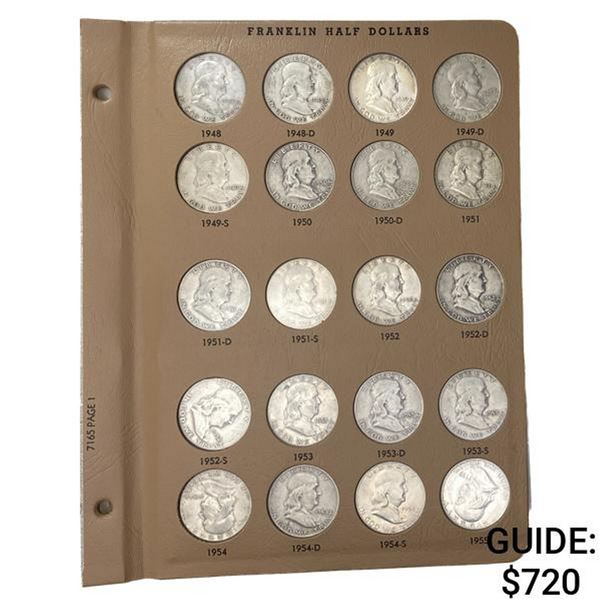 1948-1963 Franklin 50C Album [36] Coins
