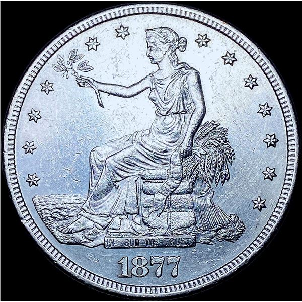 1877-S Silver Trade Dollar CHOICE AU