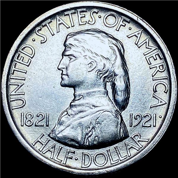 1921 Missouri Silver Half Dollar CHOICE BU