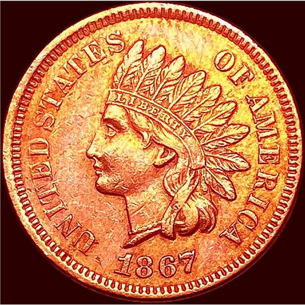 1867 Indian Head Cent CLOSELY UNCIRCULATED