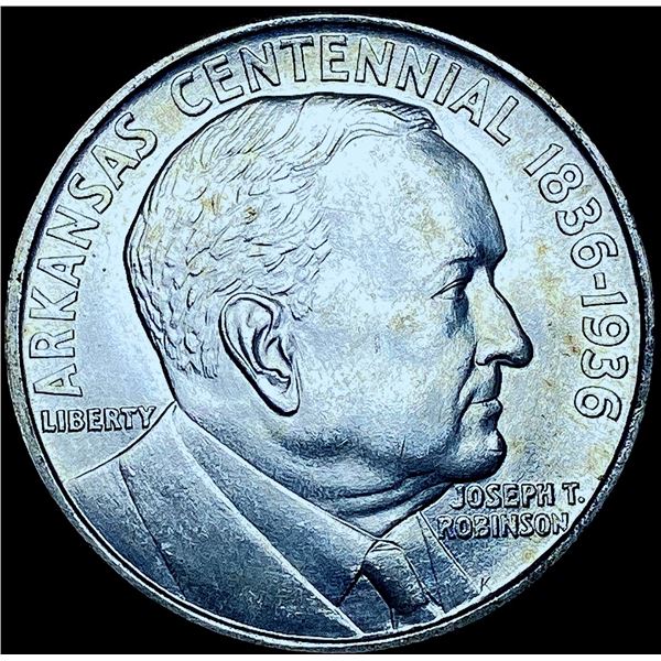 1936 Silver Arkansas Centennial Half Dollar SUPE