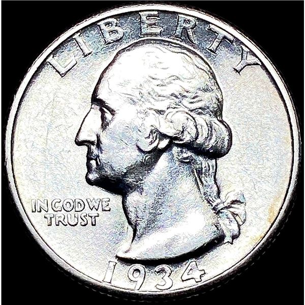 1934 Silver Washington Quarter UNCIRCULATED