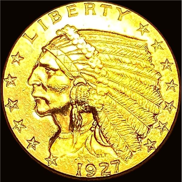 1927 Indian Head Gold $2.50 Quarter Eagle UNCIRCULATED