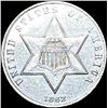 Image 1 : 1862 Silver Three-Cent Piece UNCIRCULATED