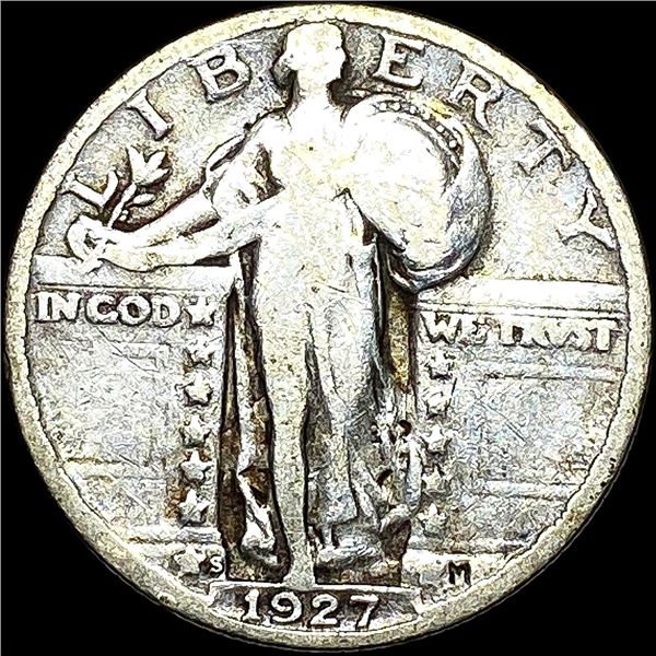 1927-S Silver Standing Liberty Quarter NICELY CIRCULATED