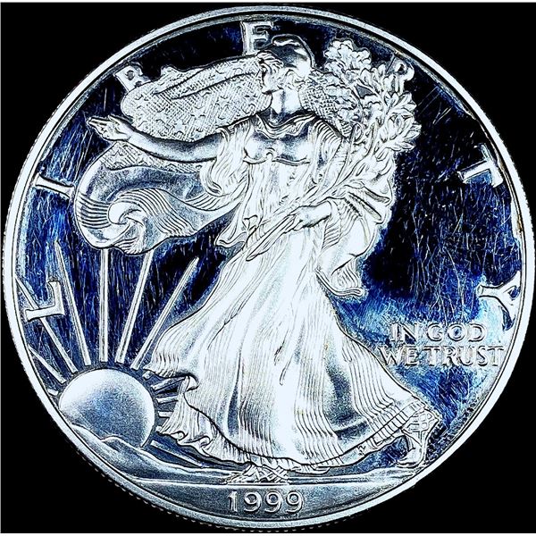 1999-P 1oz Silver American Eagle $1 GEM PROOF