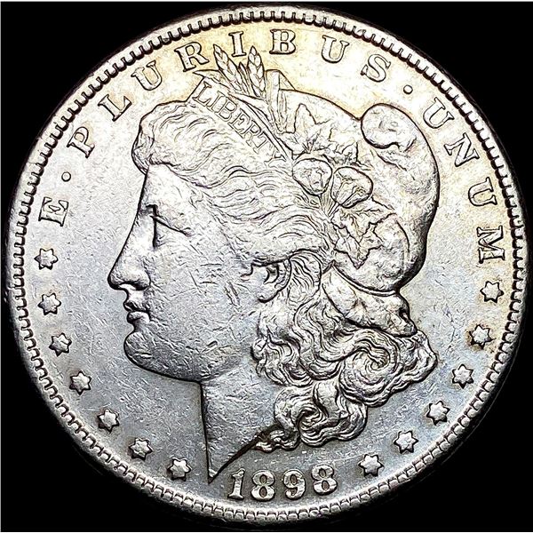 1898-S Silver Morgan Dollar CLOSELY UNCIRCULATED