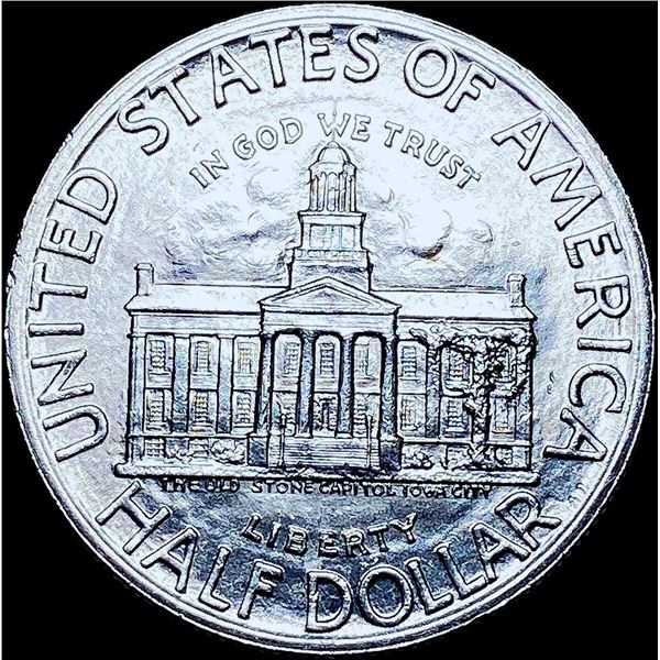 1946 Silver Iowa Half Dollar SUPERB GEM BU