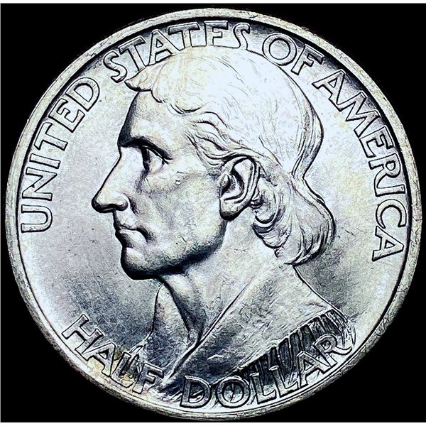 1936-D Silver Half Dollar Daniel Boone Commemorative