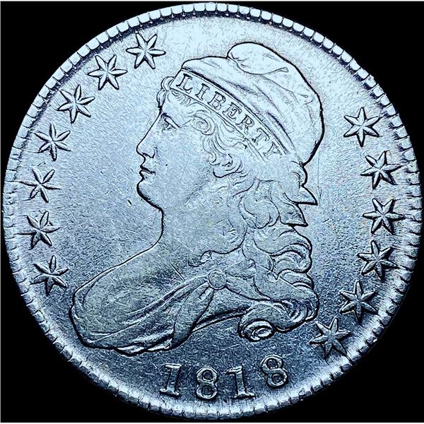 1818 Capped Bust Half Dollar CHOICE AU