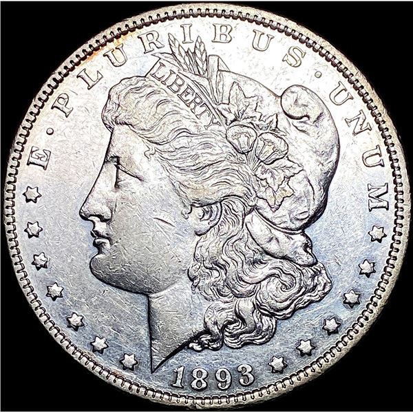 1893 Silver Morgan Dollar CLOSELY UNCIRCULATED
