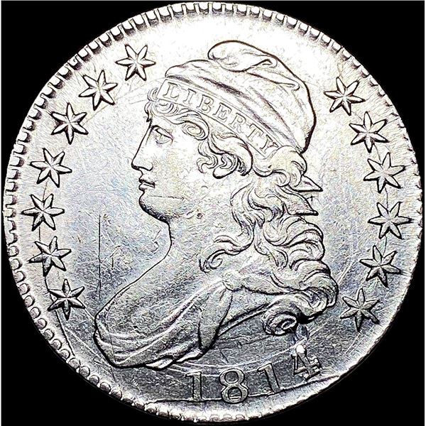1814 Capped Bust Half Dollar CLOSELY UNCIRCULATED