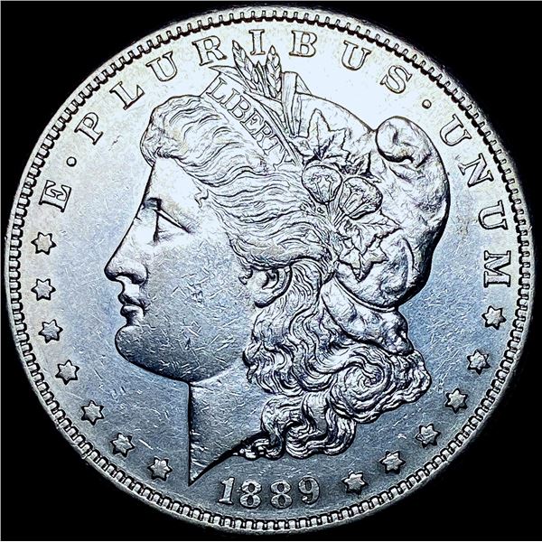 1889-S Silver Morgan Dollar CHOICE AU