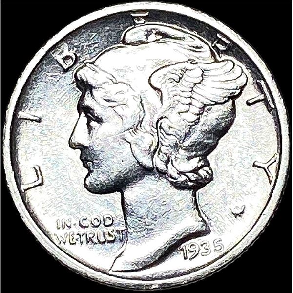 1935-D Mercury Dime UNCIRCULATED