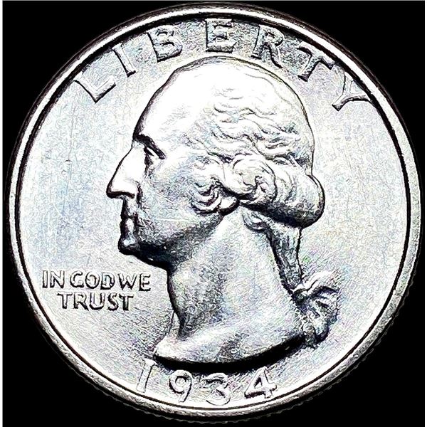 1934 Silver Washington Quarter UNCIRCULATED