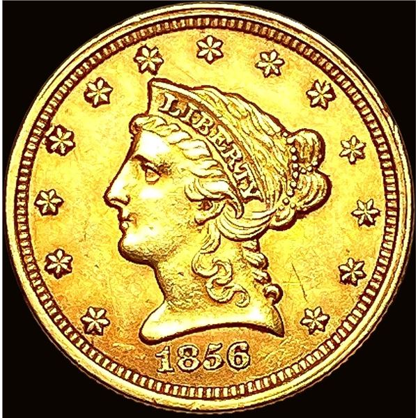 1856 Gold $2.50 Liberty Head Quarter Eagle CHOICE BU