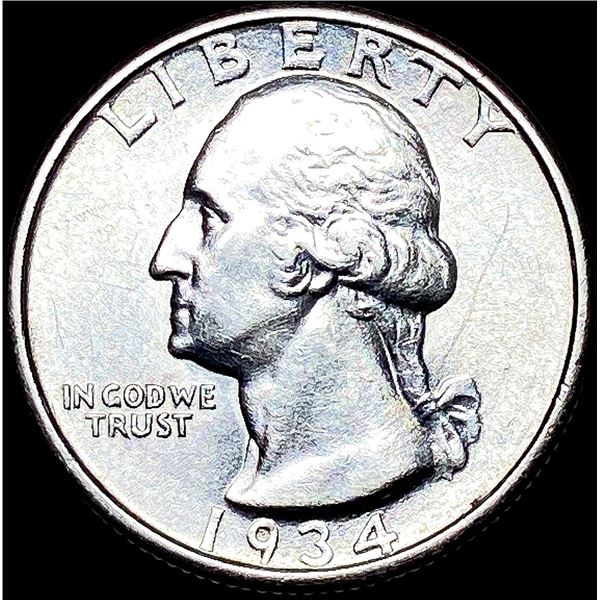 1934 Silver Washington Quarter UNCIRCULATED