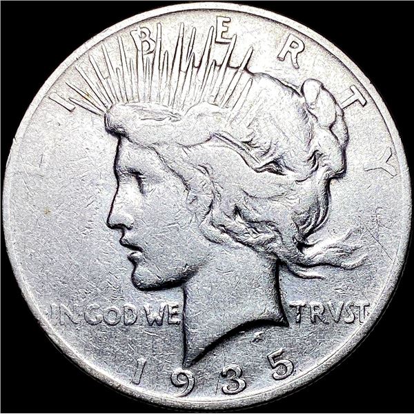 1935-S Silver Peace Dollar LIGHTLY CIRCULATED
